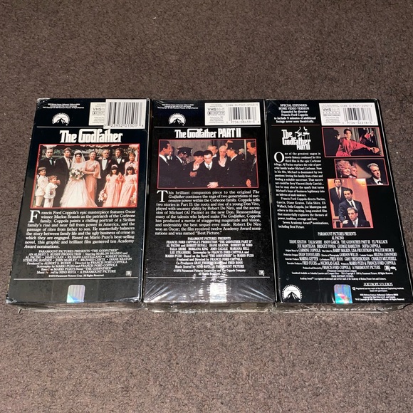 New - The Godfather Trilogy VHS - Factory Sealed - Picture 4 of 7
